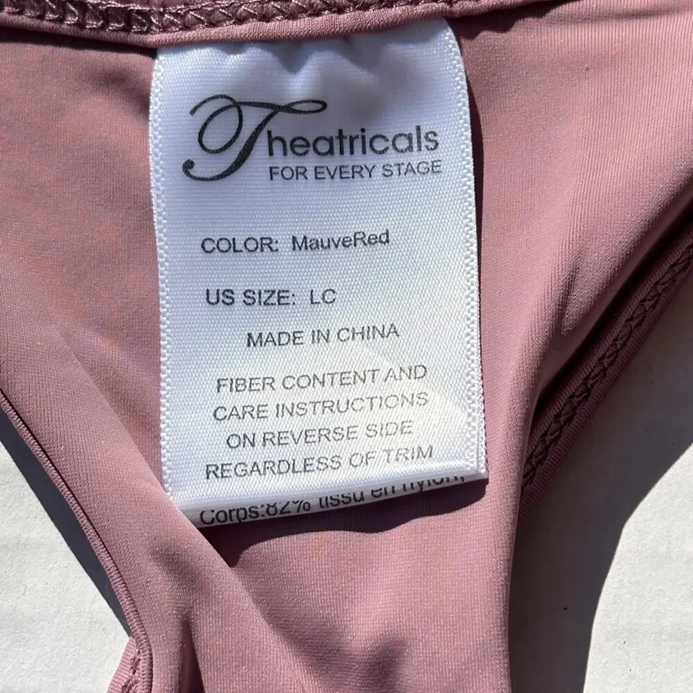 Baltogs brief bottoms red Theatricals crop top red CL NWT dance